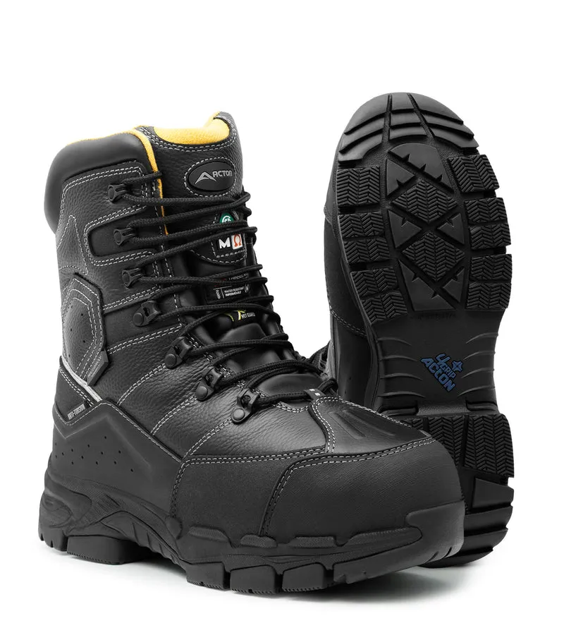Cannonball, Noir | Bottes de travail 8'' isolées | Métatarsienne