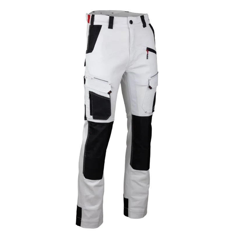 Pantalon de Travail Homme Stretch Bicolore Poches Genouillères Cellule - LMA