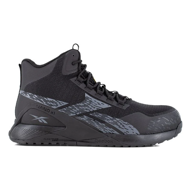 Basket de Sécurité Unisexe Mi-Haute Nano X1 Adventure S3S HRO Noir - REEBOK