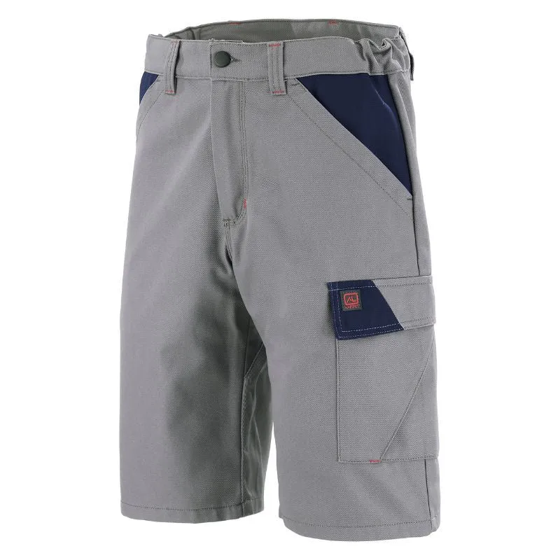 Bermuda de Travail Homme Gris et Bleu Fin de Série - ADOLPHE LAFONT