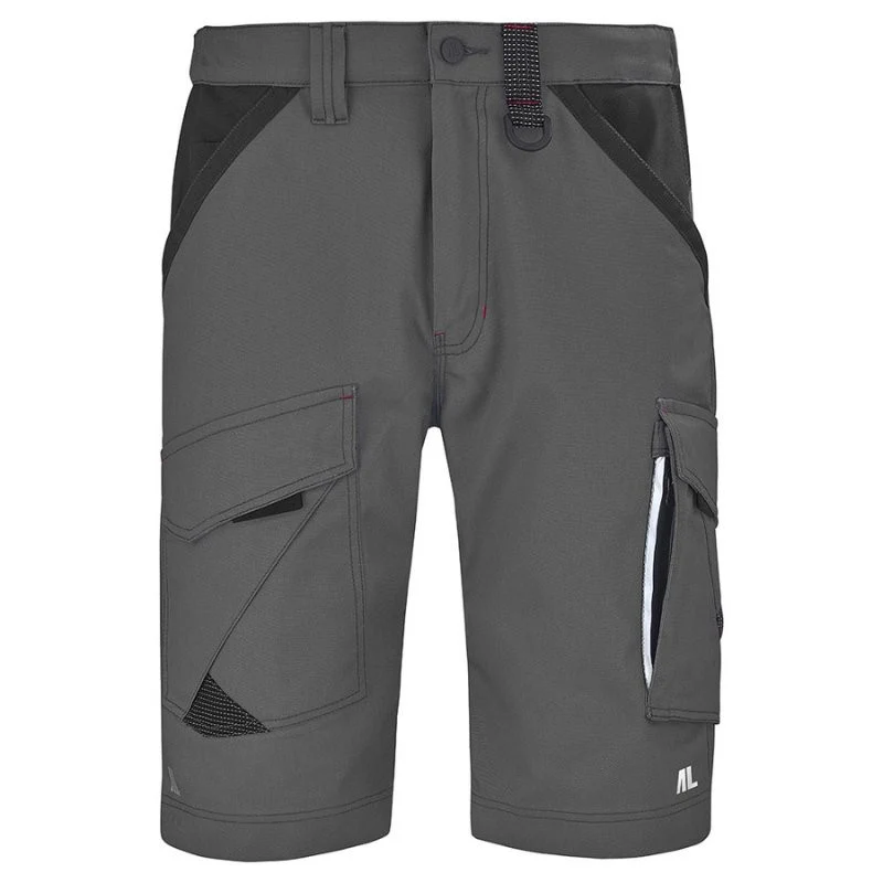 Bermuda de Travail Crusher Gris Charcoal et Noir - ADOLPHE LAFONT