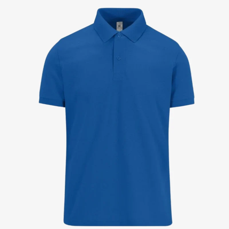 Polo Homme Manches Courtes Bleu Royal - B&C