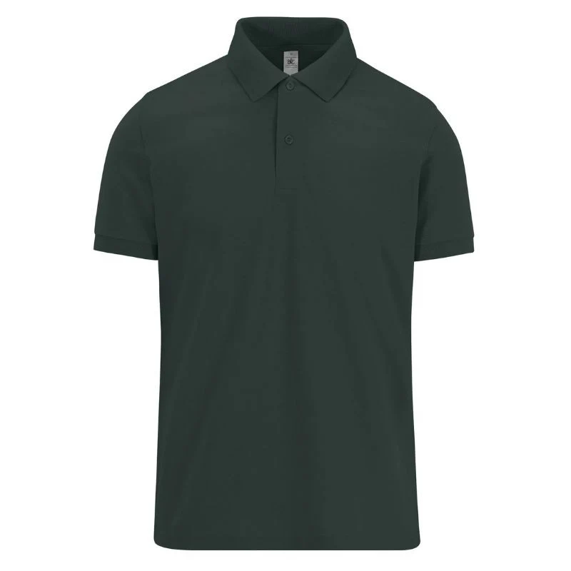 Polo Homme Manches Courtes Vert Foncé - B&C