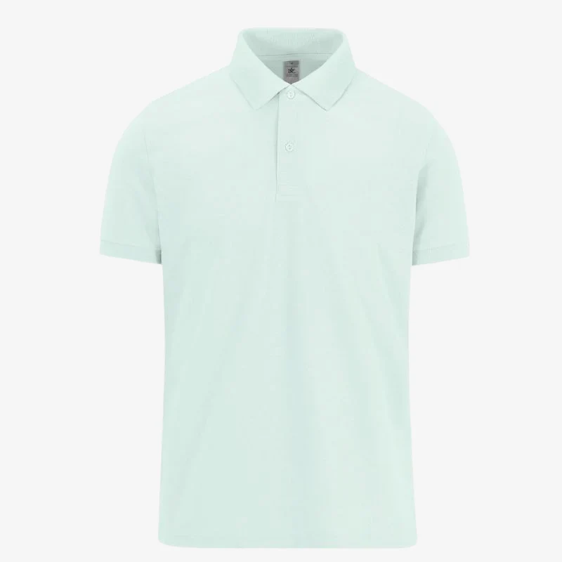 Polo Homme Manches Courtes Vert d'Eau - B&C