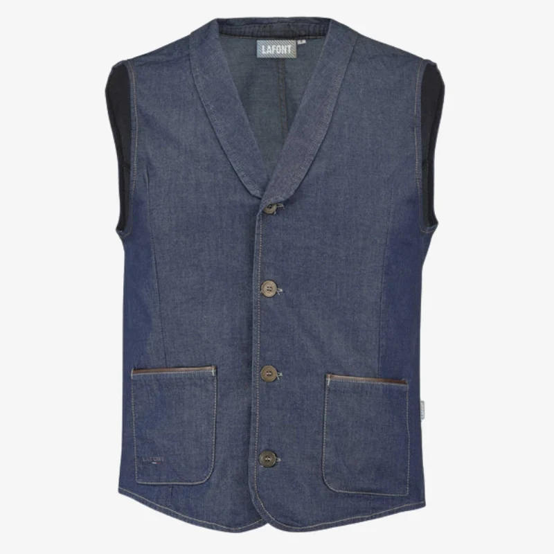 Gilet Homme Arago Bleu Jean - LAFONT SERVICE