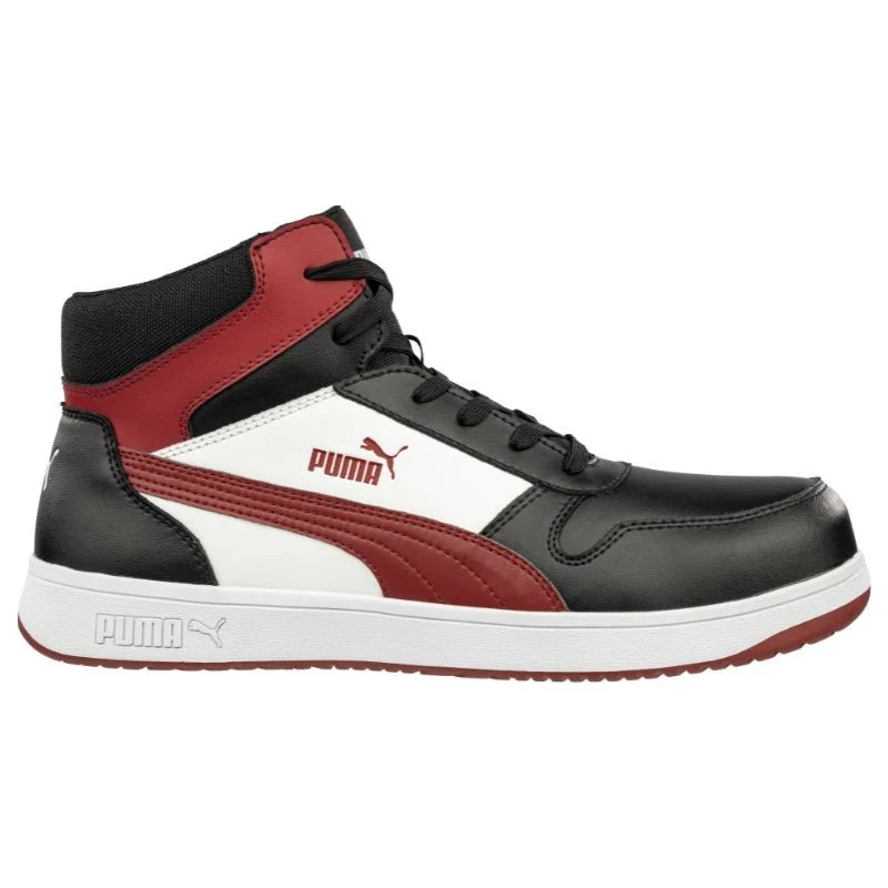 Basket de Sécurité Mixte Frontcourt Noire Blanche Rouge S3 - PUMA