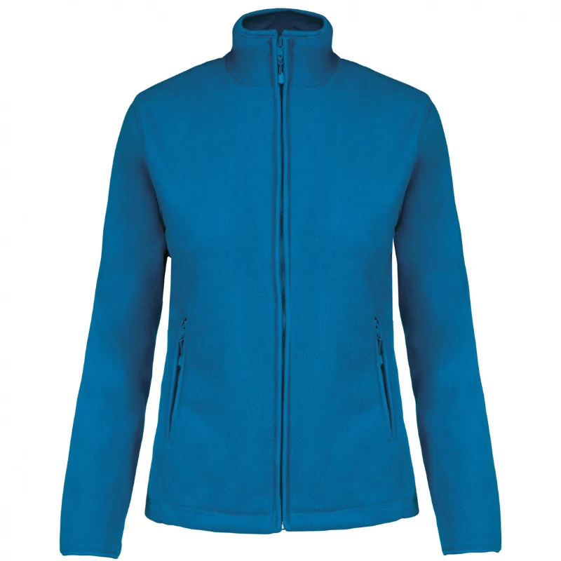 Veste Micro Polaire Femme Légère Bleu Turquoise - KARIBAN