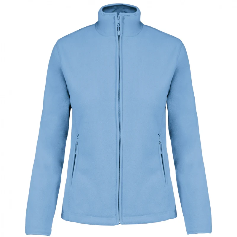 Veste Micro Polaire Légère Femme Bleu Ciel - KARIBAN