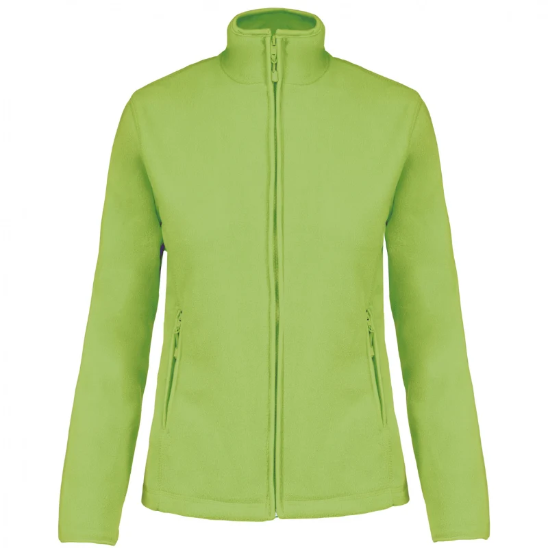 Veste Micro Polaire Femme Citron Vert - KARIBAN