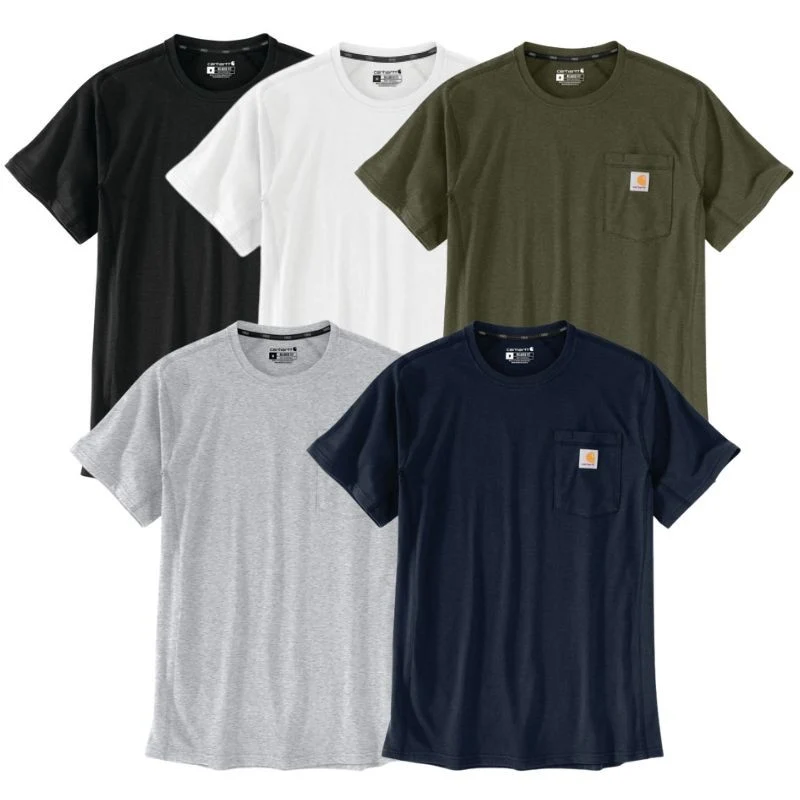 Tee-Shirt de Travail Homme Manches Courtes Respirant Force® - CARHARTT