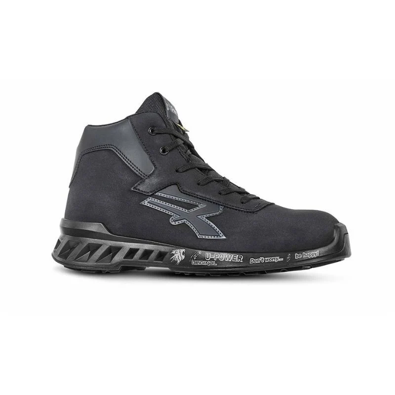 Chaussures de Sécurité Unisexe Montantes Légères S3 Parker Noire - UPOWER