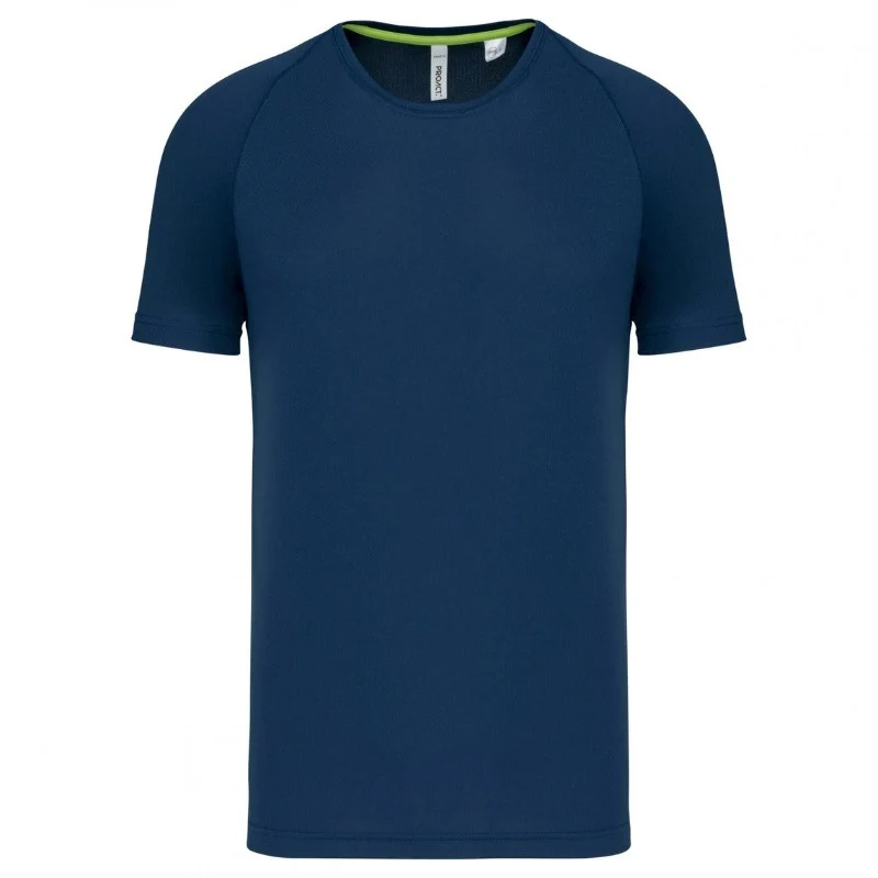 T-shirt Col Rond Tissu Recyclé Bleu - PROACT