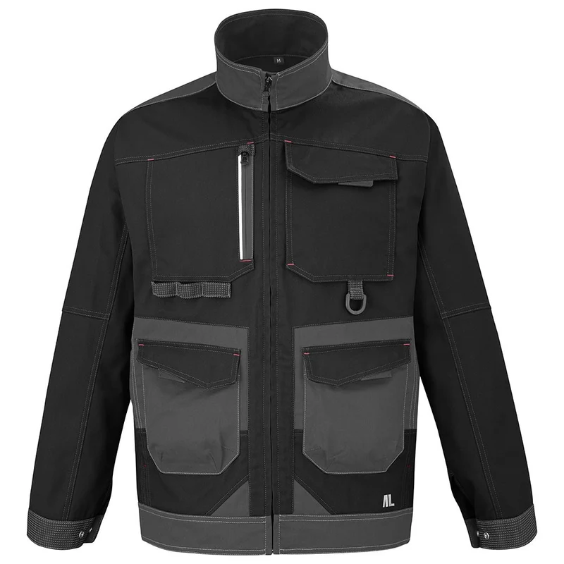 Blouson de Travail Homme Shear Noir et Gris Charcoal - ADOLPHE LAFONT