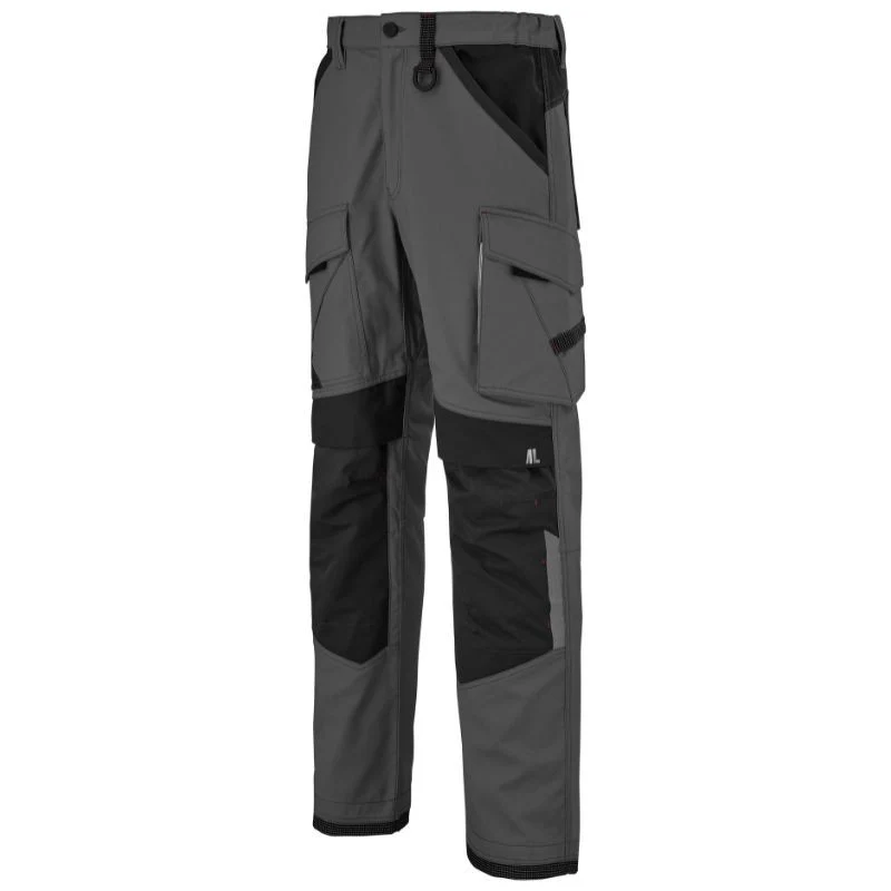 Pantalon de Travail Homme Ruler Gris Charcoal/Noir - ADOLPHE LAFONT