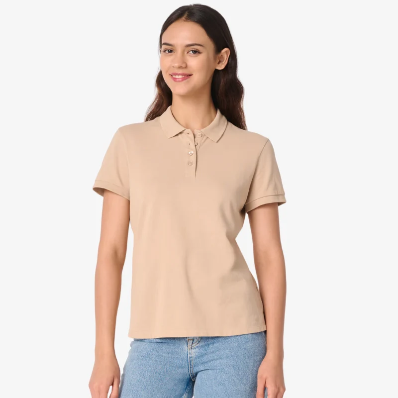 Polo de Travail Piqué Femme Manches Courtes - IDEAL BASIC BRAND