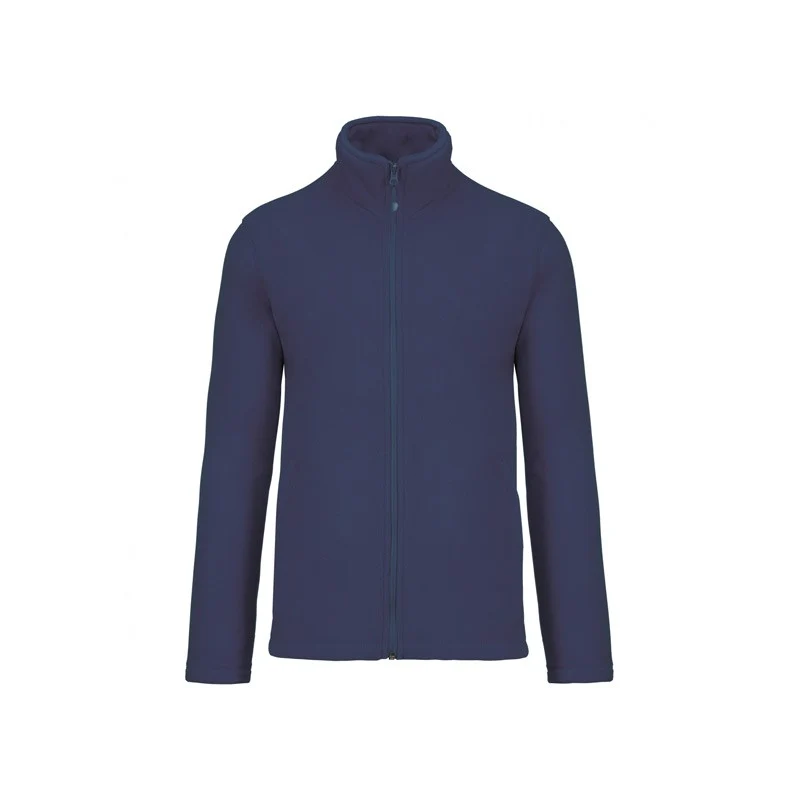 Veste Passe-Couloir Micropolaire Homme Bleu Foncé - KARIBAN