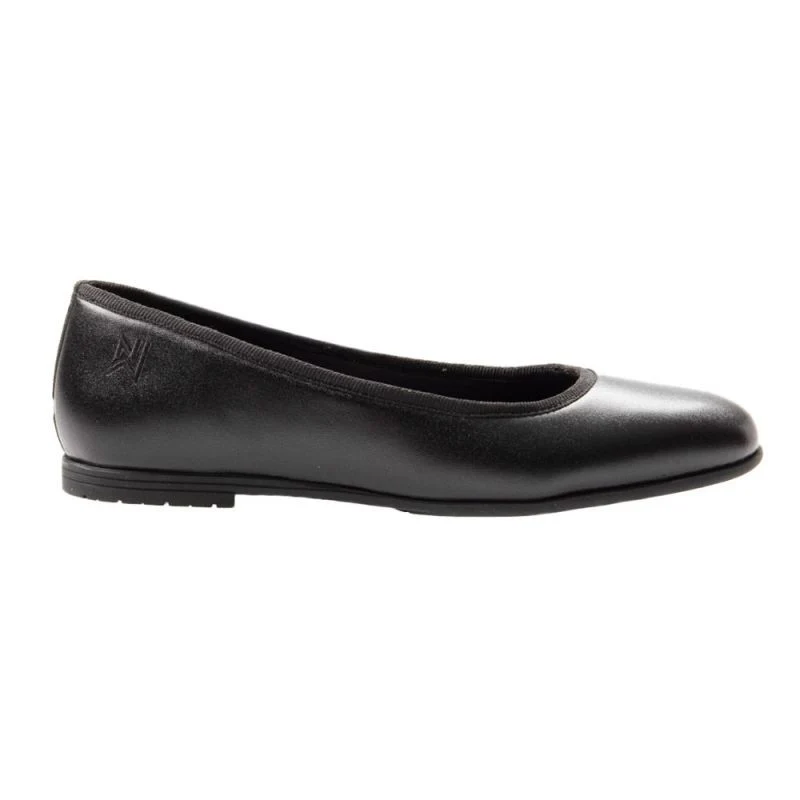 Ballerine de Serveuse Cuir Clara Noir - NORDWAYS