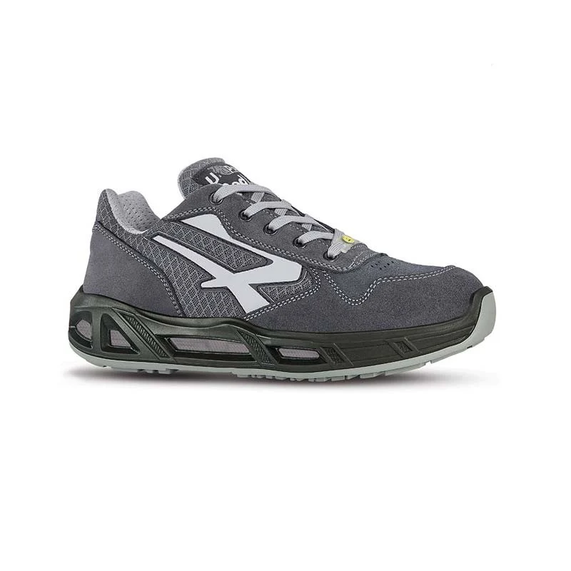Basket de Travail Anti-Fatigue S1P SRC Carpet Gris Push - UPOWER