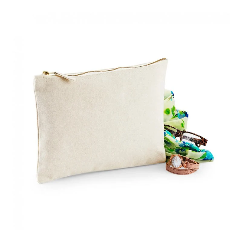 Pochette Beige en Toile de Coton - TOPTEX