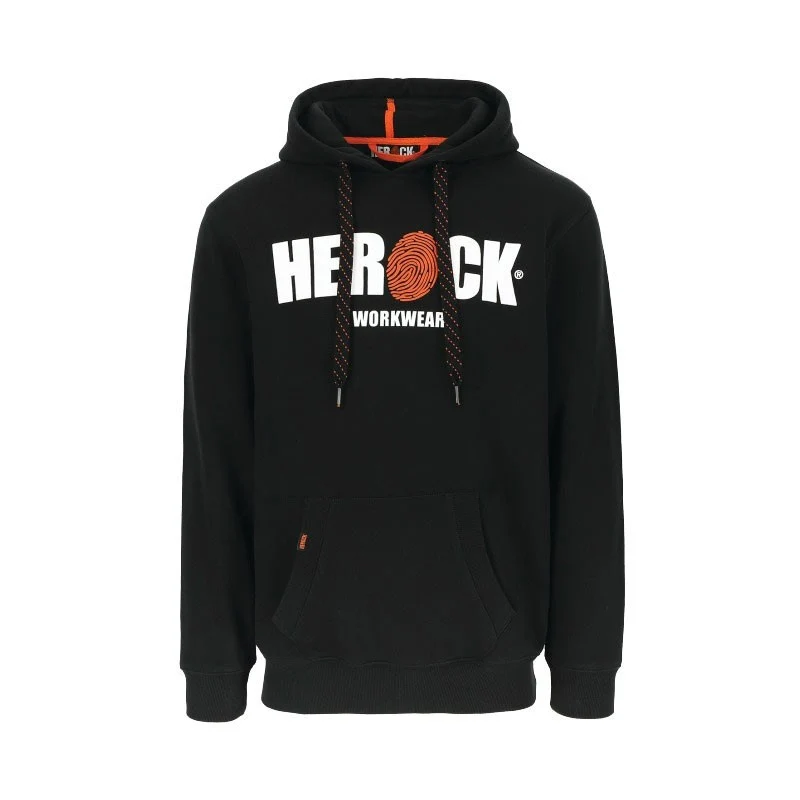Sweat de Travail à Capuche Noir - HEROCK