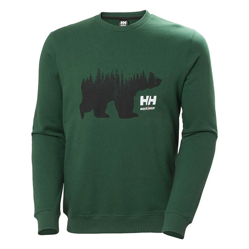 Sweat Shirt à Capuche Homme Graphic Vert - HELLY HANSEN