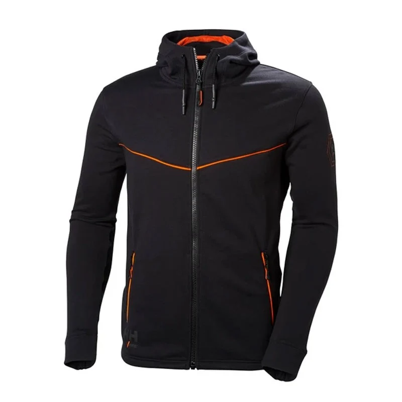 Hoodie Zippé à Capuche Homme Chelsea Evolution Noir - HELLY HANSEN