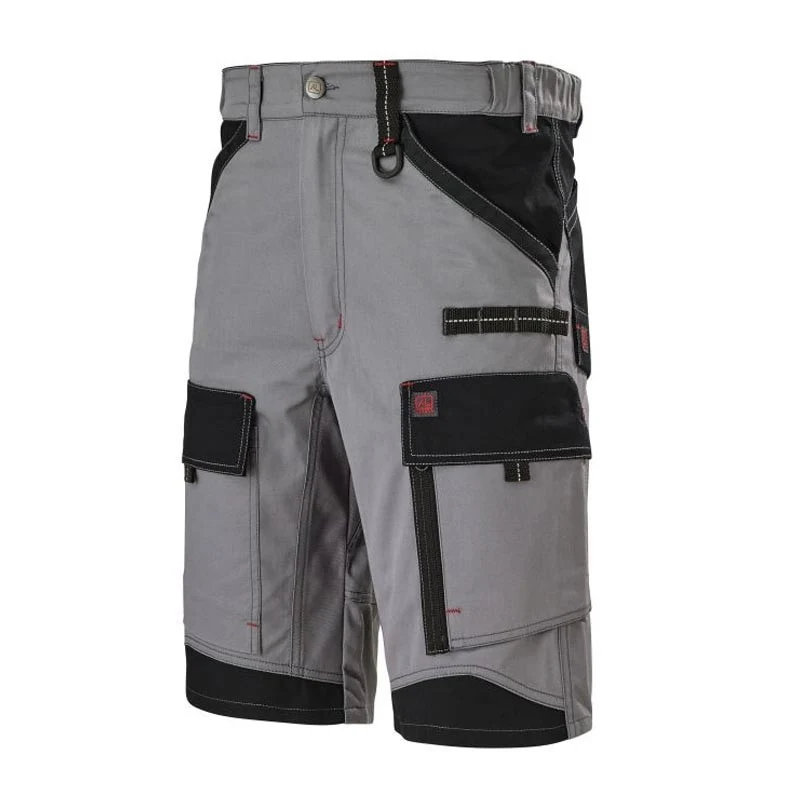 Short de Travail Homme Crusher Gris et Noir - ADOLPHE LAFONT