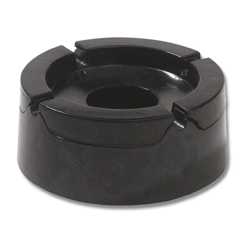 Cendrier Anti-Vent 4 Encoches Noir - MATFER
