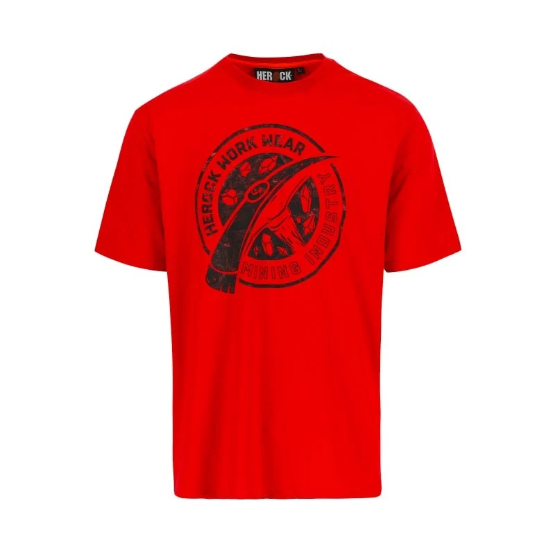 Tee-Shirt de Travail Worker Rouge - HEROCK
