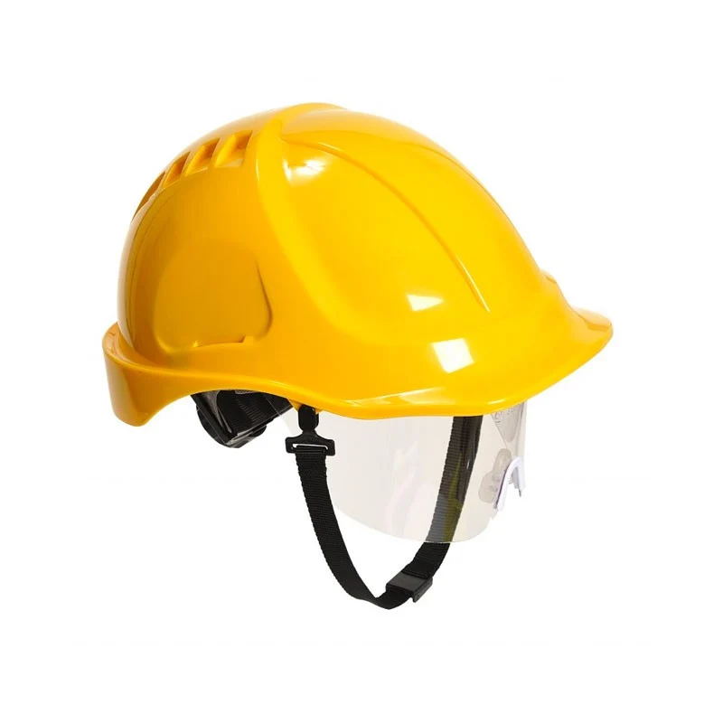 Casque de Protection à Visière Endurance Plus Visor Jaune - PORTWEST