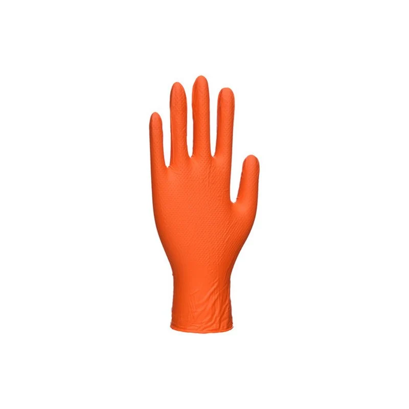 Gants Jetables Orange HD (Boîte de 100) - PORTWEST