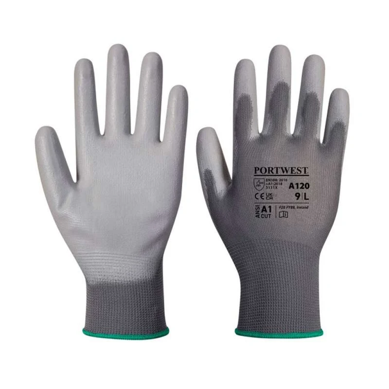Gant de Protection Nylon Enduit Gris Clair - PORTWEST