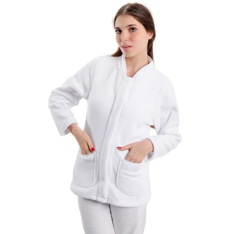 Veste Polaire Passe-Couloir Femme Diego Blanc - HASSON