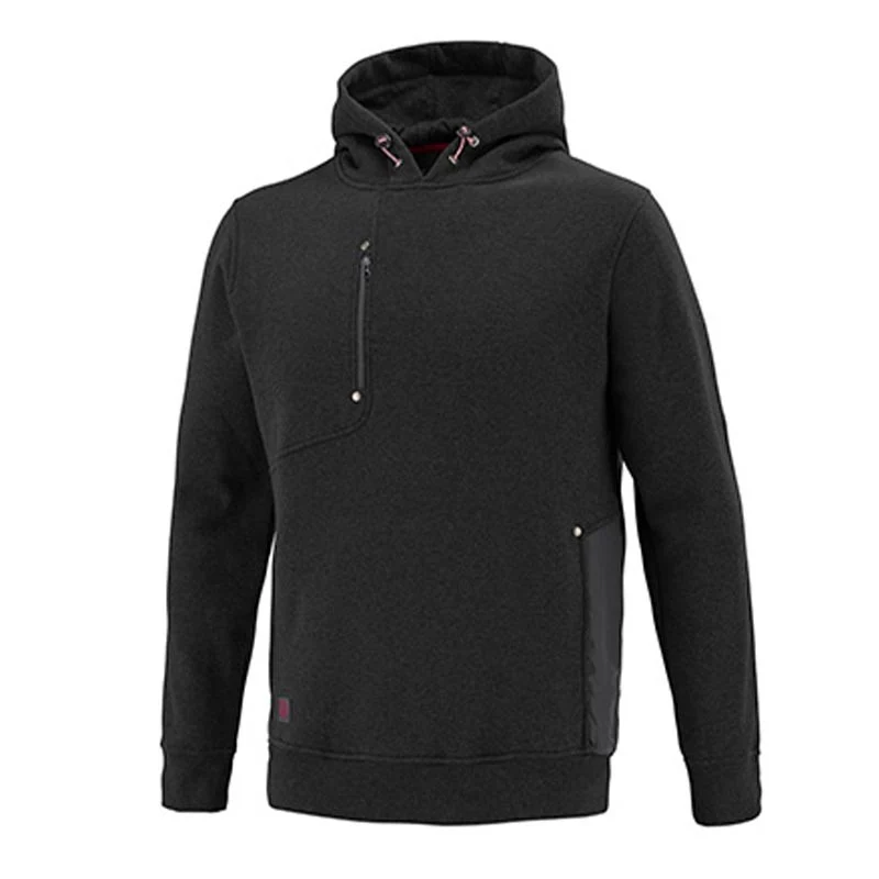 Sweat de Travail Mixte à Capuche Noir Hoodie Power - LAFONT