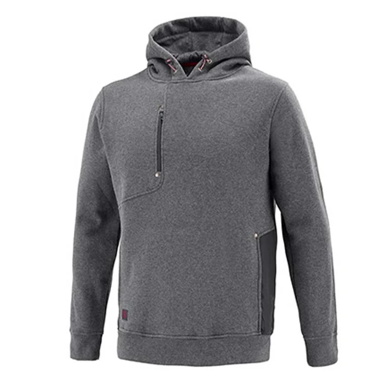 Sweat de Travail Mixte à Capuche Gris Hoodie Power - LAFONT