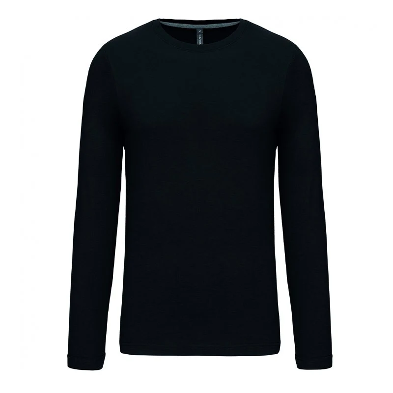 T-shirt Homme Col Rond à Manches Longues - KARIBAN