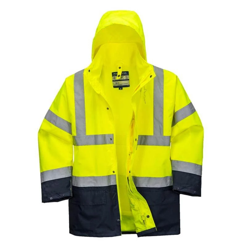 Parka Professionnelle Haute-Visibilité Orange/Marine - PORTWEST