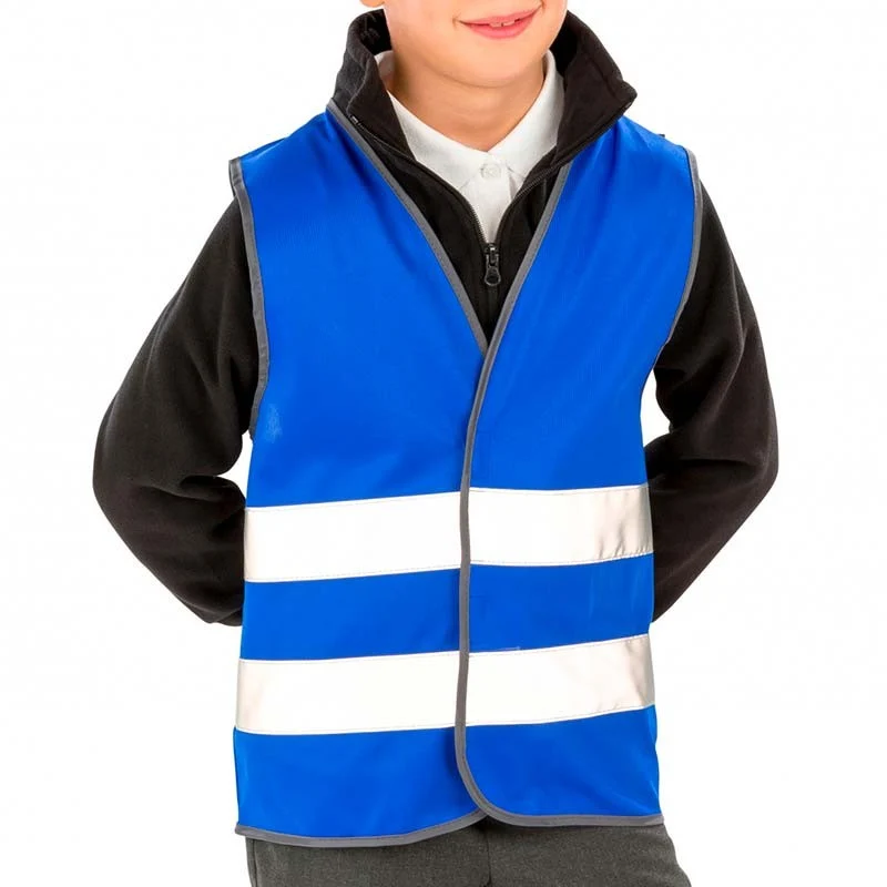 Gilet de Visibilité pour Enfant Bleu - RESULT