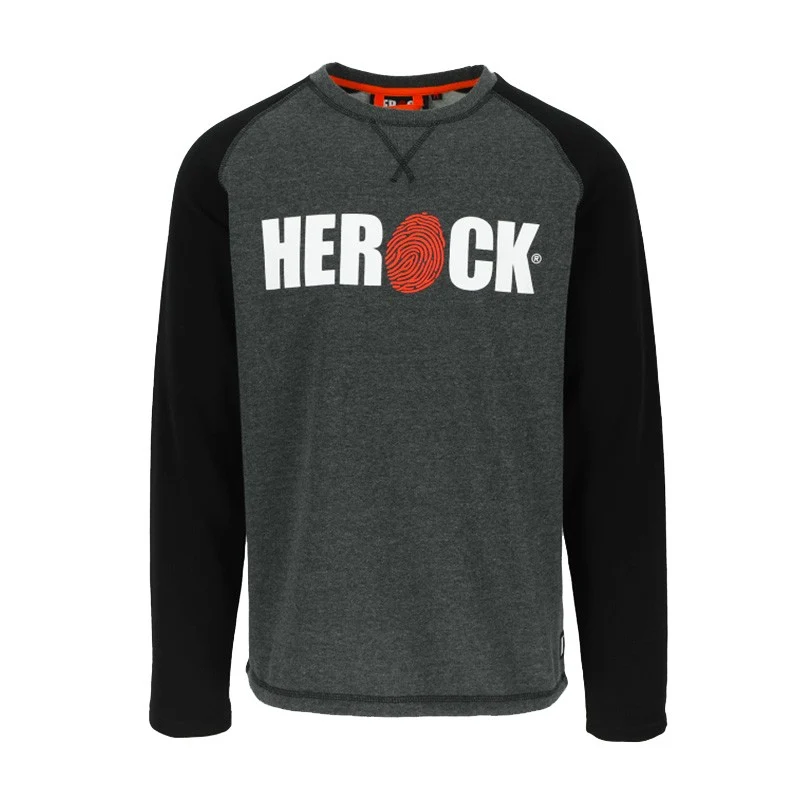 Sweat-Shirt de Travail Heather Gris Foncé - HEROCK
