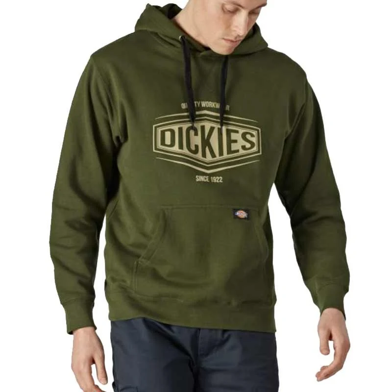 Sweat à Capuche Homme Rockfield Kaki - DICKIES WORKWEAR