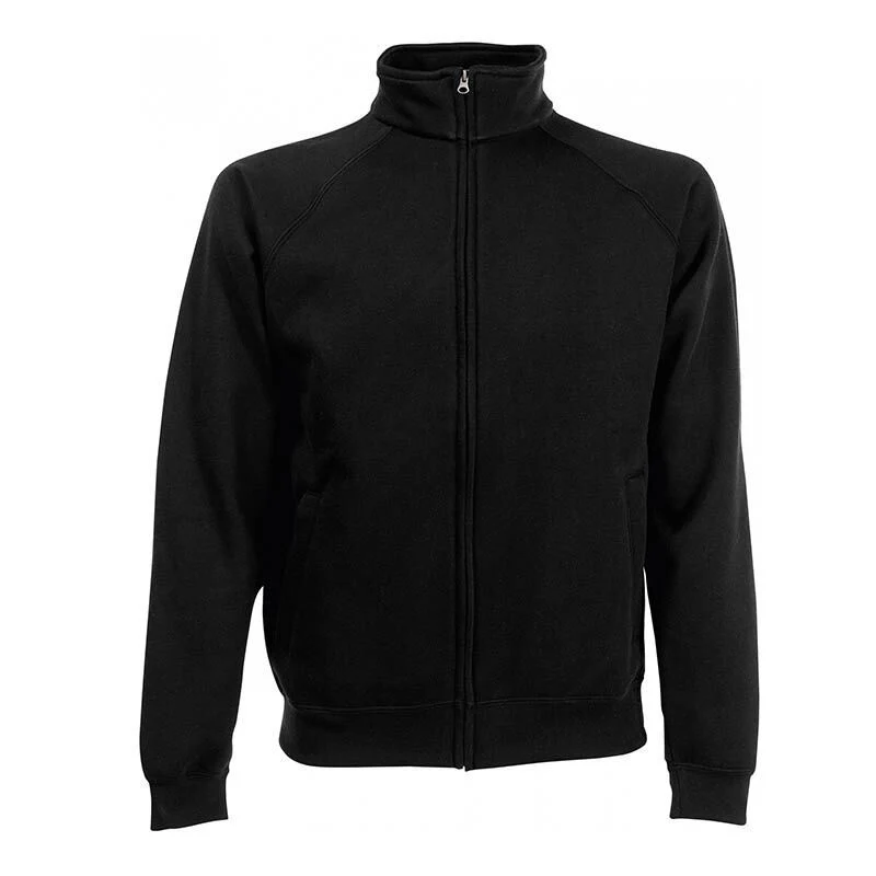 Veste Homme en Molleton Noire - TOPTEX