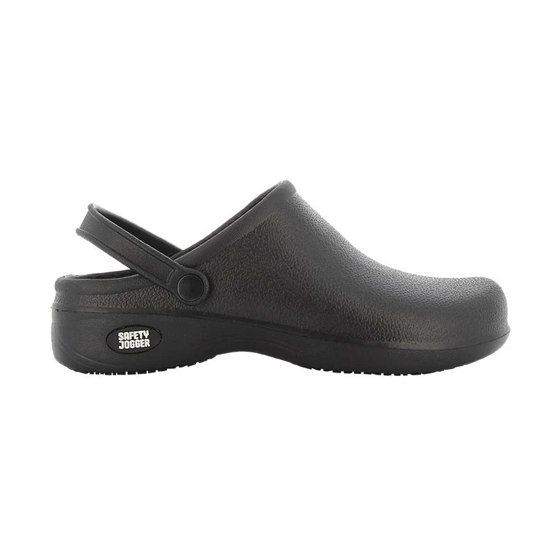 Chaussures de Cuisine Noires Ultra-Léger - SAFETY JOGGER