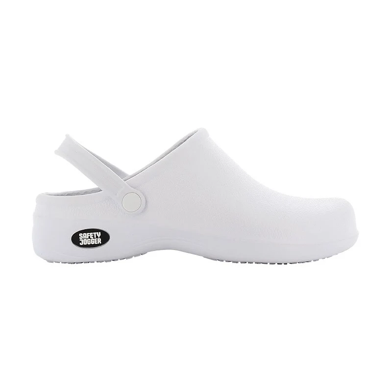 Chaussures de Cuisine Ultra-Légères Blanches - SAFETY JOGGER