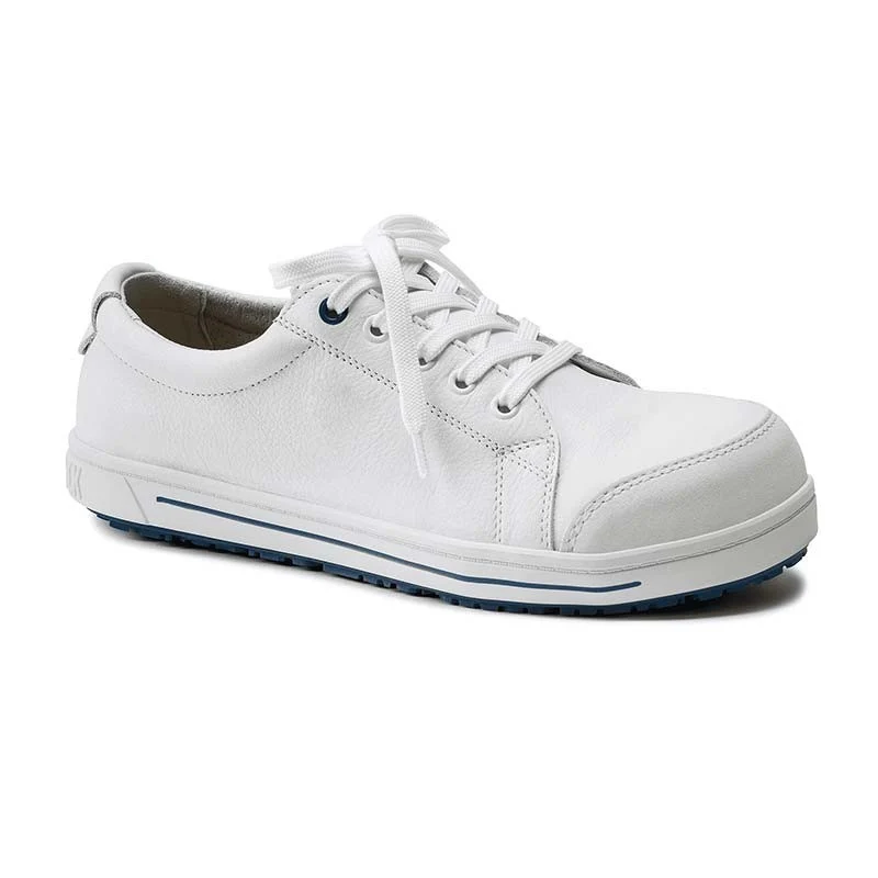 Basket de Sécurité Mixte en Cuir Blanches Norme QS 500 S3 - BIRKENSTOCK