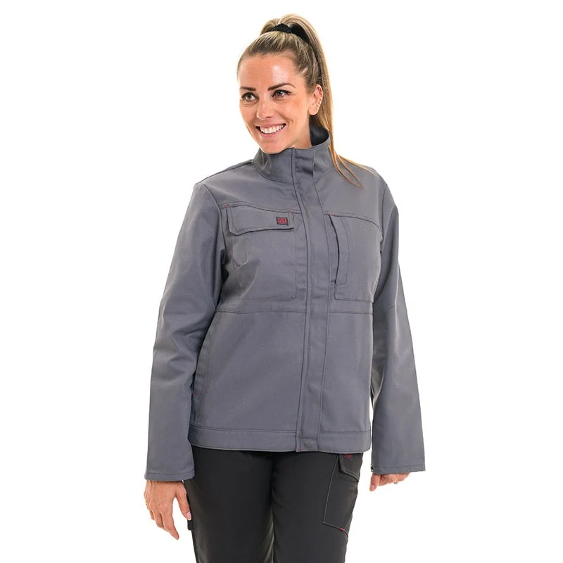 Veste de Travail Femme Citrine Gris Minéral - ADOLPHE LAFONT