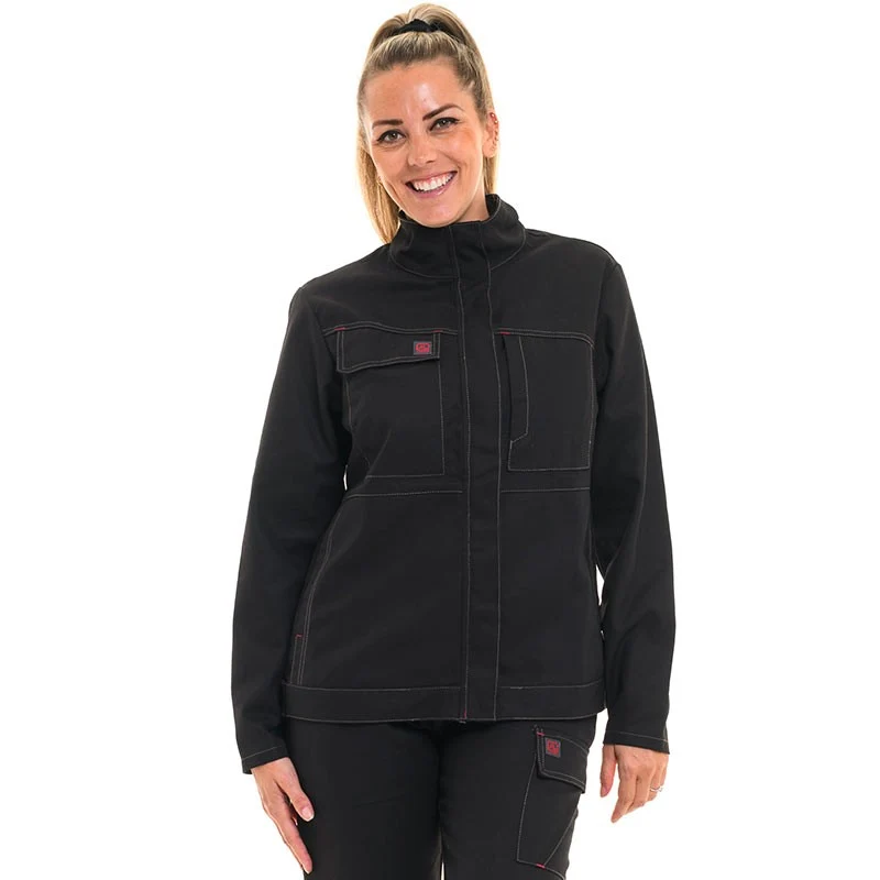 Veste de Travail Femme Citrine Noir - ADOLPHE LAFONT