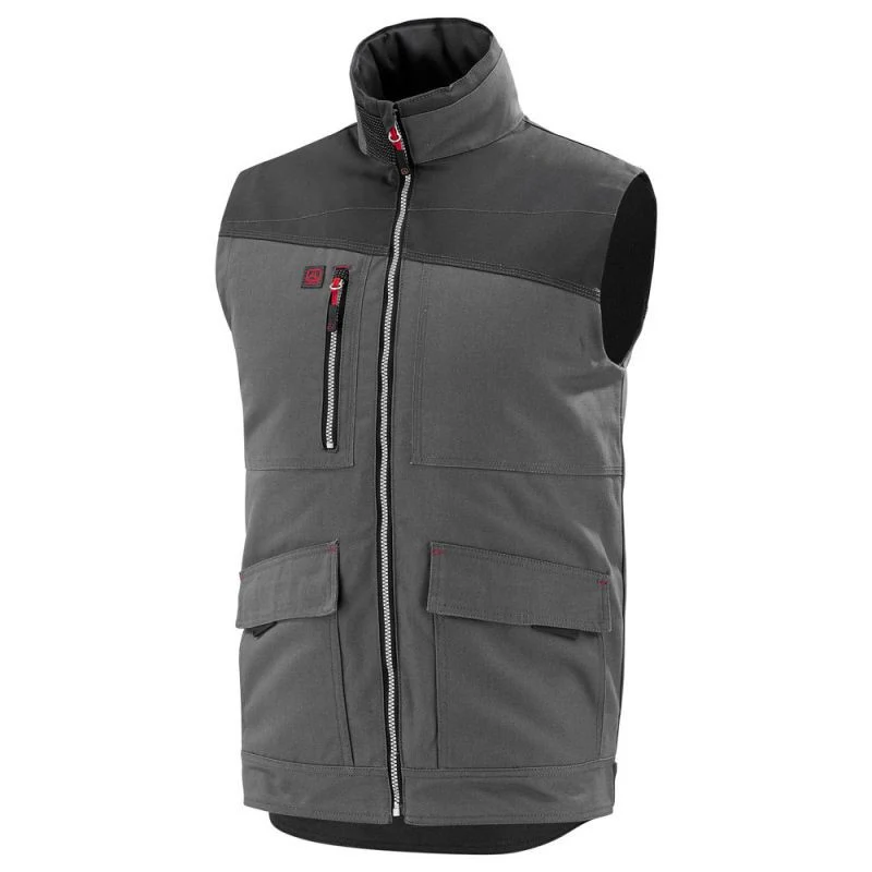 Gilet de Travail Unisexe Chauffe-Corps Gris - ADOLPHE LAFONT