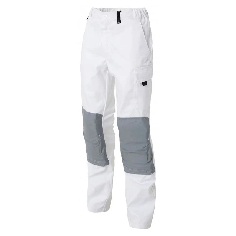 Pantalon de Travail Homme Hygrovet et Genouillères Coton Blanc - MOLINEL