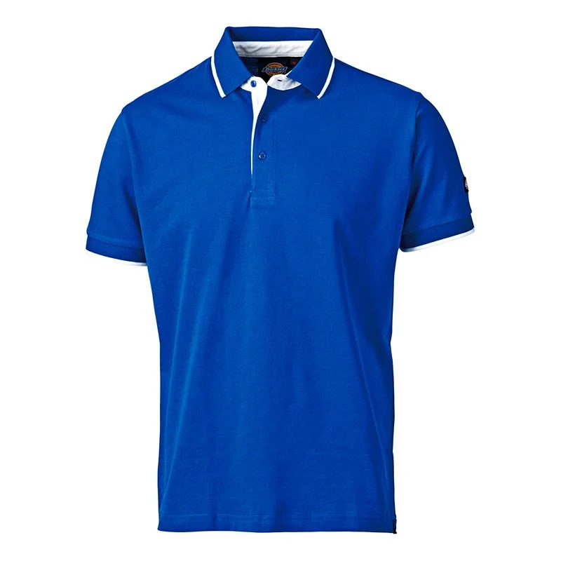 Polo de Travail Manches Courtes Anvil Bleu - DICKIES