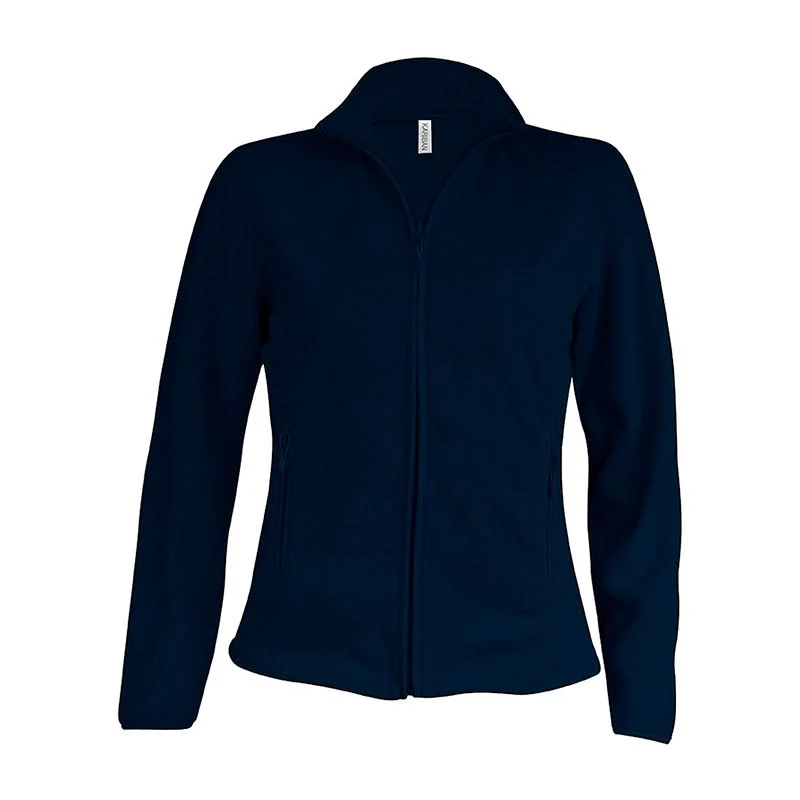 Veste de Travail Micropolaire Zippée Femme Bleu Marine - KARIBAN